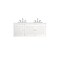 James Martin Vanities Athens 60in Double Vanity, Glossy White w/ 3 CM White Zeus Quartz Top E645-V60D-GW-3WZ - alternate 5